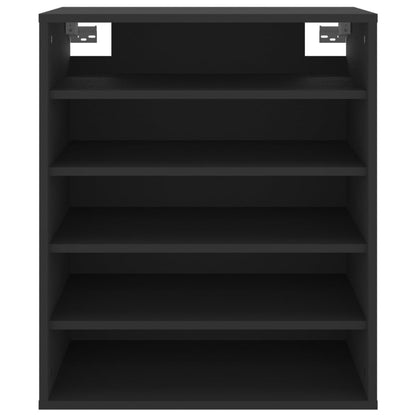 Schoenenkast 60X35X70 Cm Spaanplaat Zwart