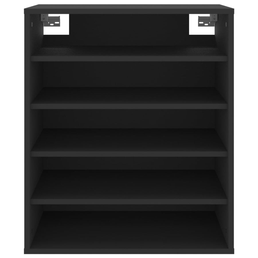 Schoenenkast 60X35X70 Cm Spaanplaat Zwart