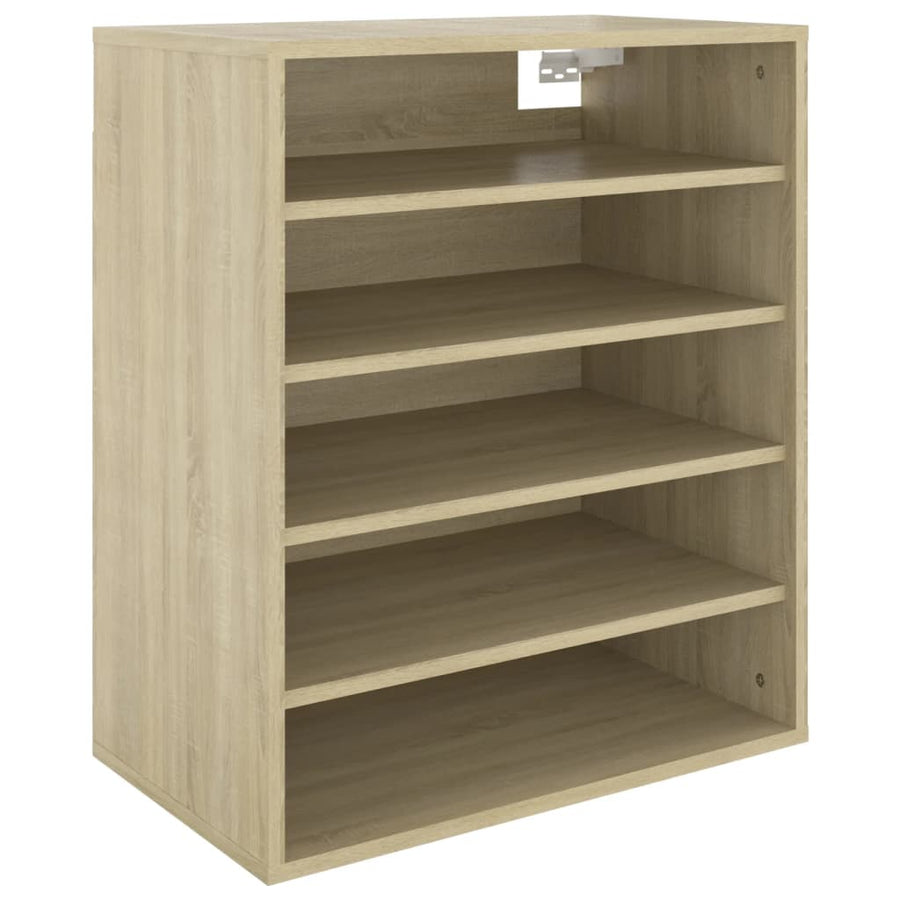 Schoenenkast 60X35X70 Cm Spaanplaat Kleurig Sonoma eiken