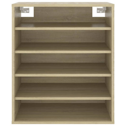 Schoenenkast 60X35X70 Cm Spaanplaat Kleurig Sonoma eiken