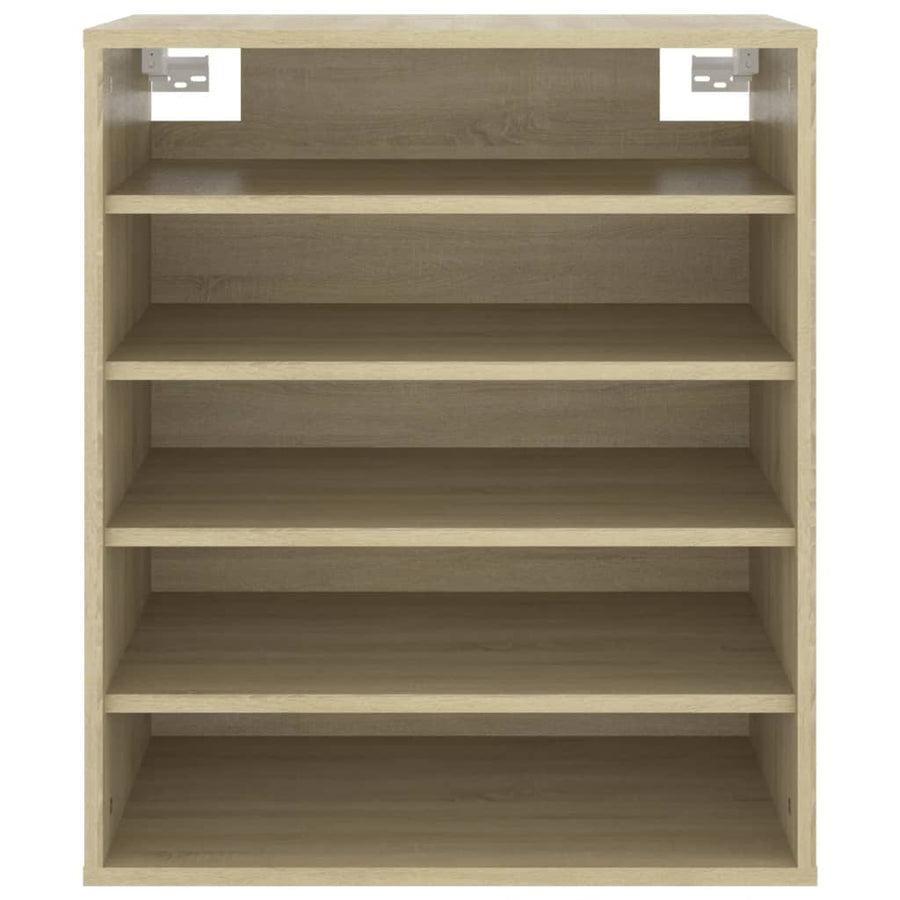 Schoenenkast 60X35X70 Cm Spaanplaat Kleurig Sonoma eiken