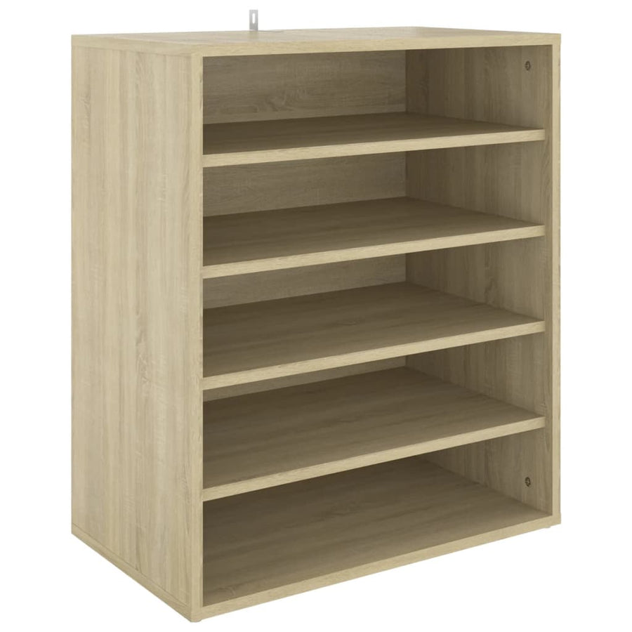 Schoenenkast 60X35X70 Cm Spaanplaat Kleurig Sonoma eiken