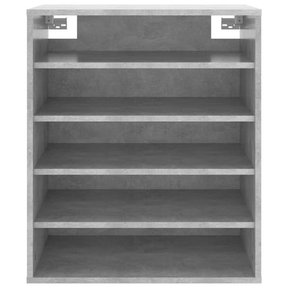 Schoenenkast 60X35X70 Cm Spaanplaat Betongrijs