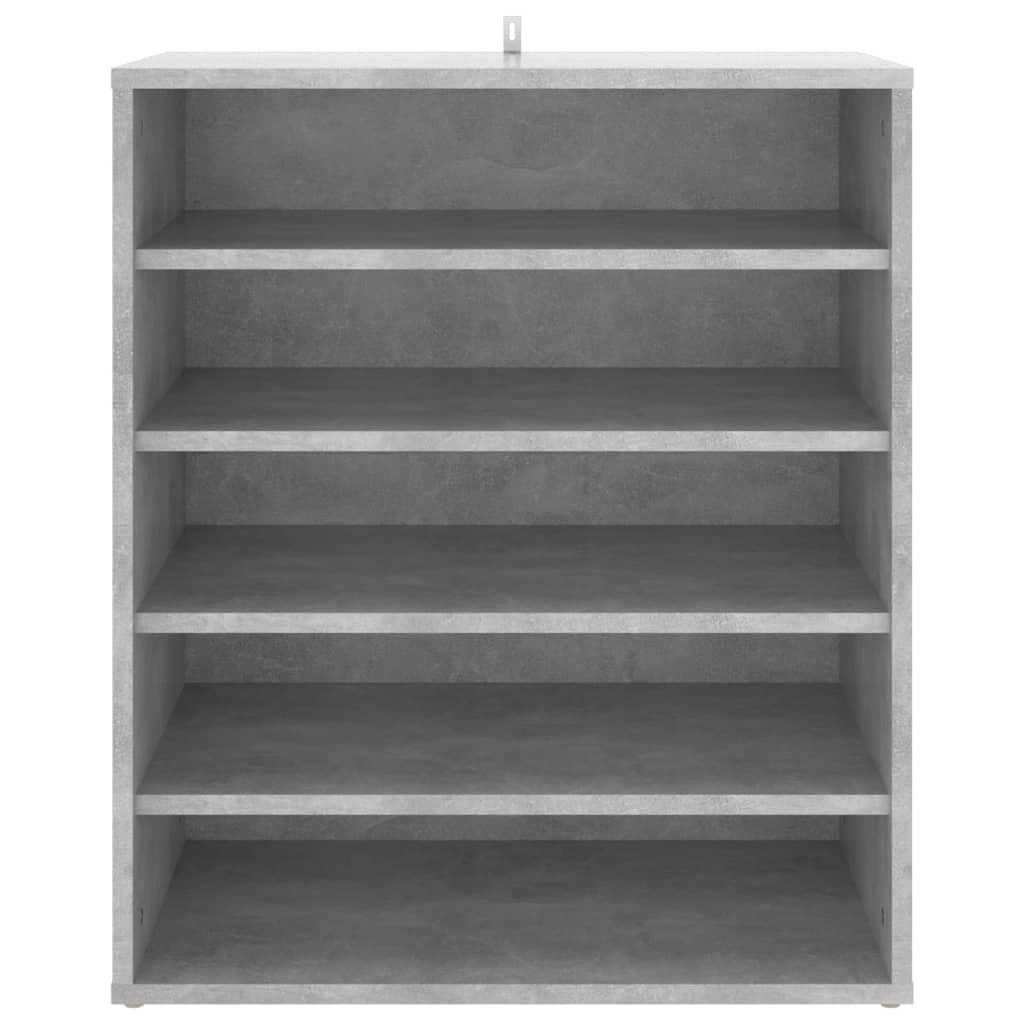 Schoenenkast 60X35X70 Cm Spaanplaat Betongrijs