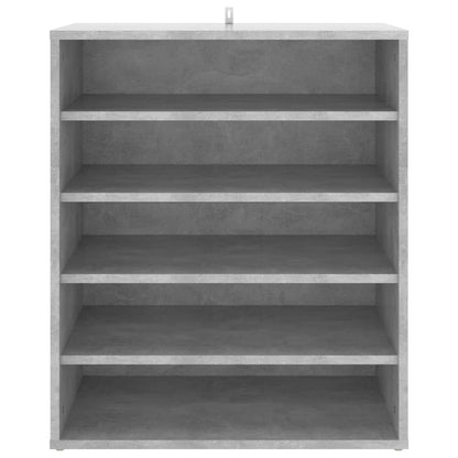 Schoenenkast 60X35X70 Cm Spaanplaat Betongrijs