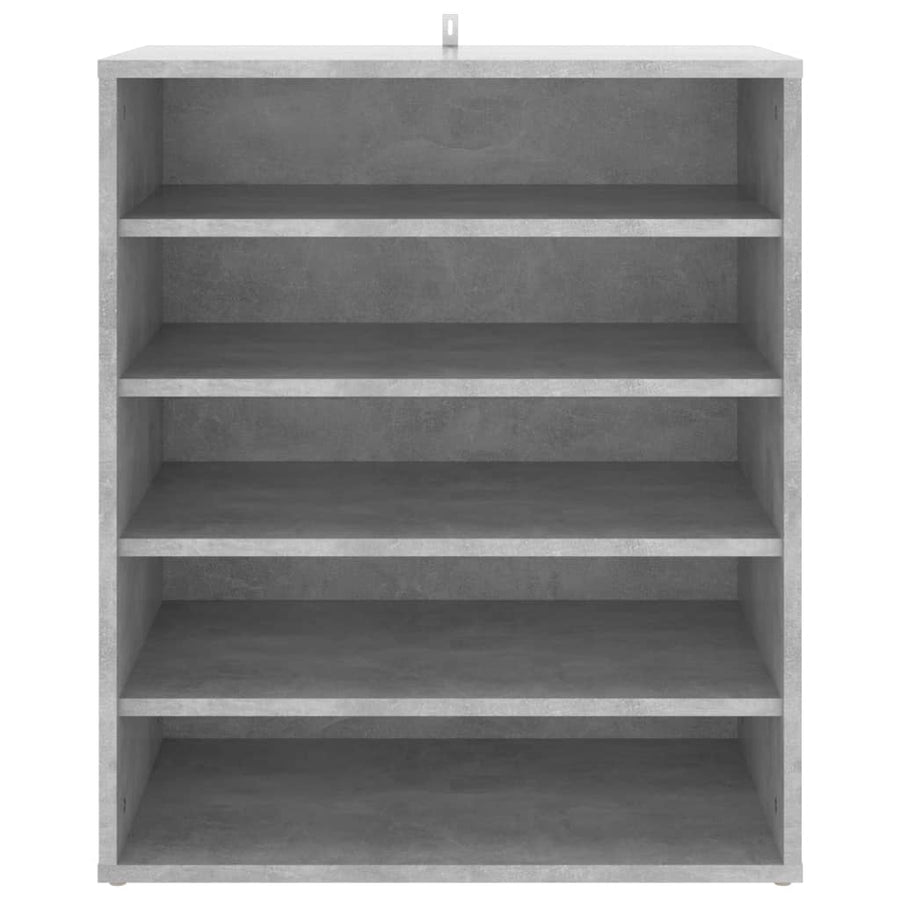 Schoenenkast 60X35X70 Cm Spaanplaat Betongrijs