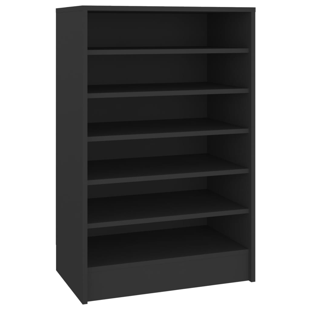 Schoenenkast 60X35X92 Cm Spaanplaat Zwart