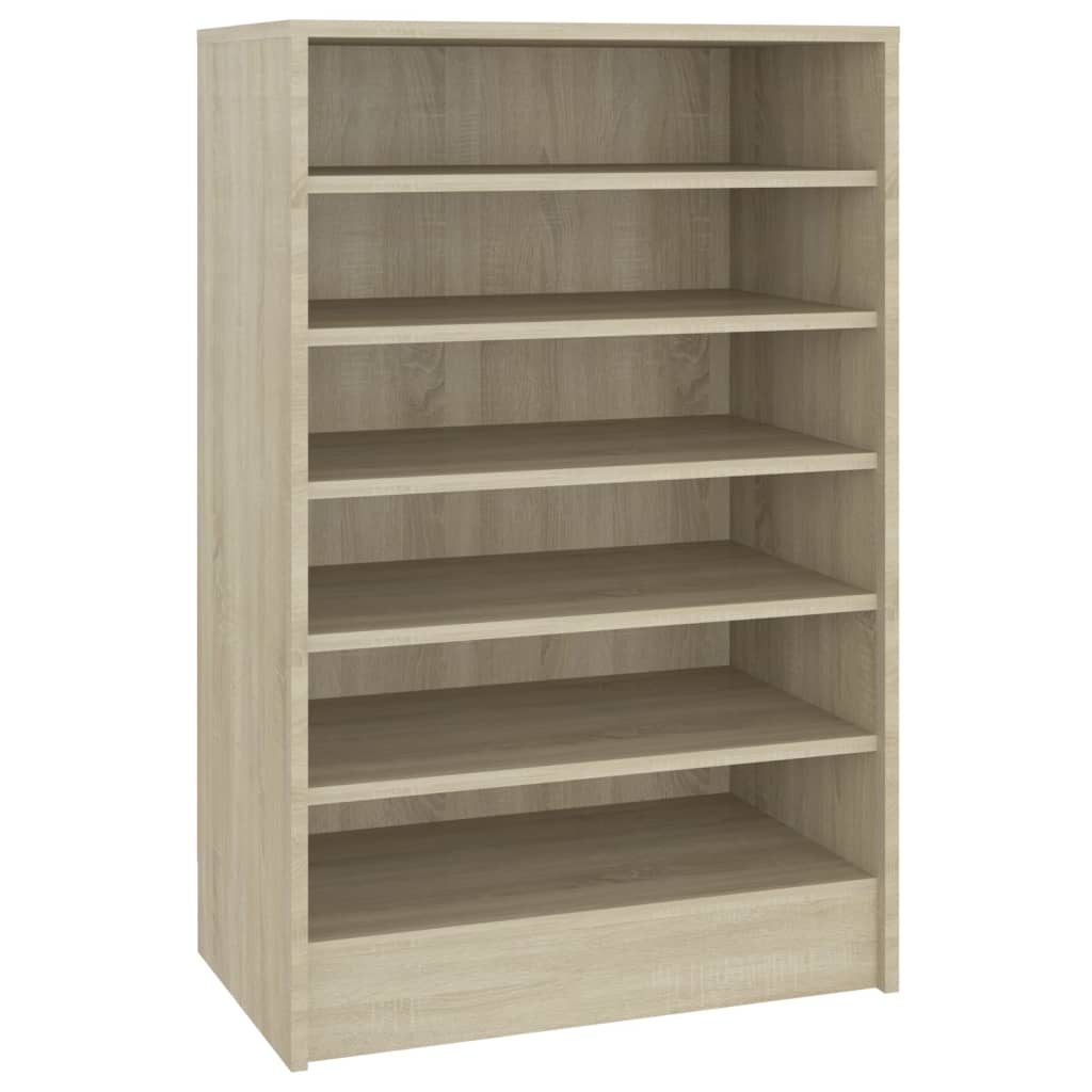 Schoenenkast 60X35X92 Cm Spaanplaat Kleurig Sonoma eiken