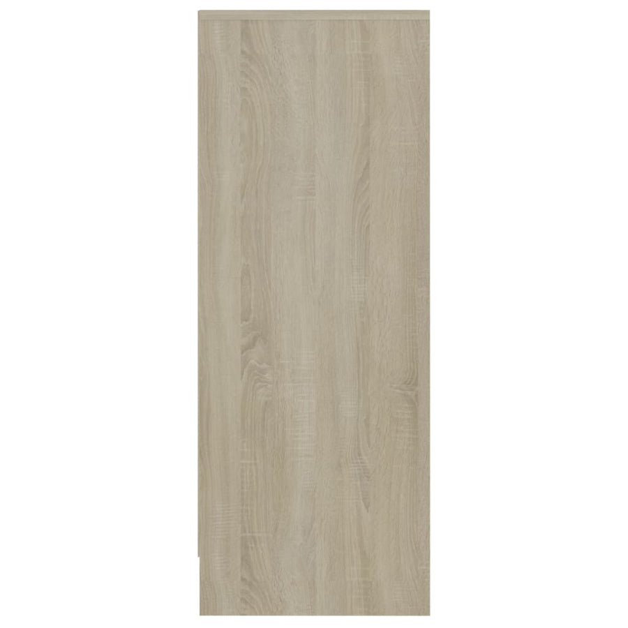 Schoenenkast 60X35X92 Cm Spaanplaat Kleurig Sonoma eiken