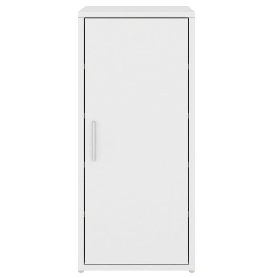 Schoenenkasten 2 St 32X35X70 Cm Bewerkt Hout Wit