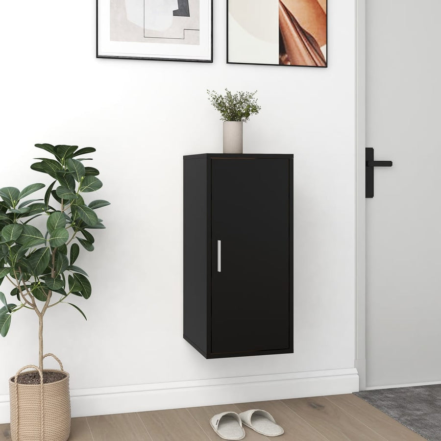 Schoenenkast 32X35X70 Cm Spaanplaat 1 Zwart