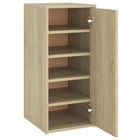 Shoe cabinet 32x35x70 cm chipboard Sonoma oak coloured