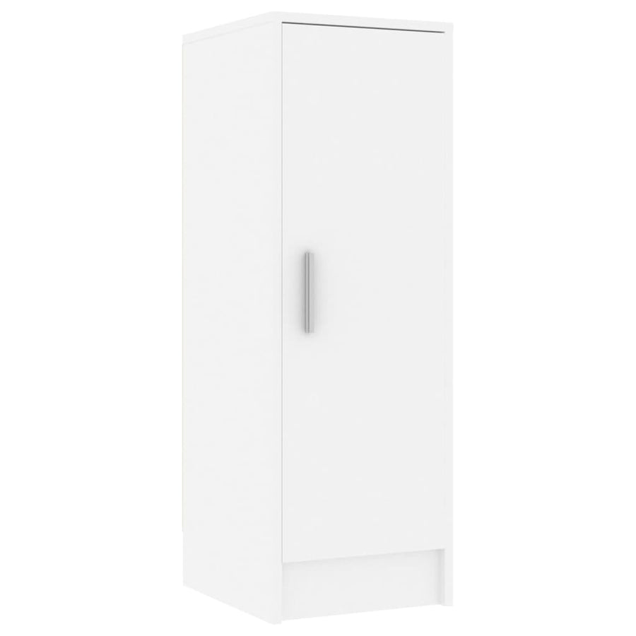 Schoenenkast 32x35x92 cm spaanplaat wit Wit