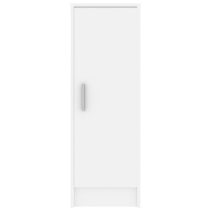 Schoenenkast 32x35x92 cm spaanplaat wit Wit