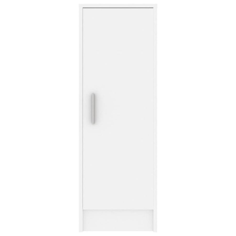 Schoenenkast 32x35x92 cm spaanplaat wit Wit