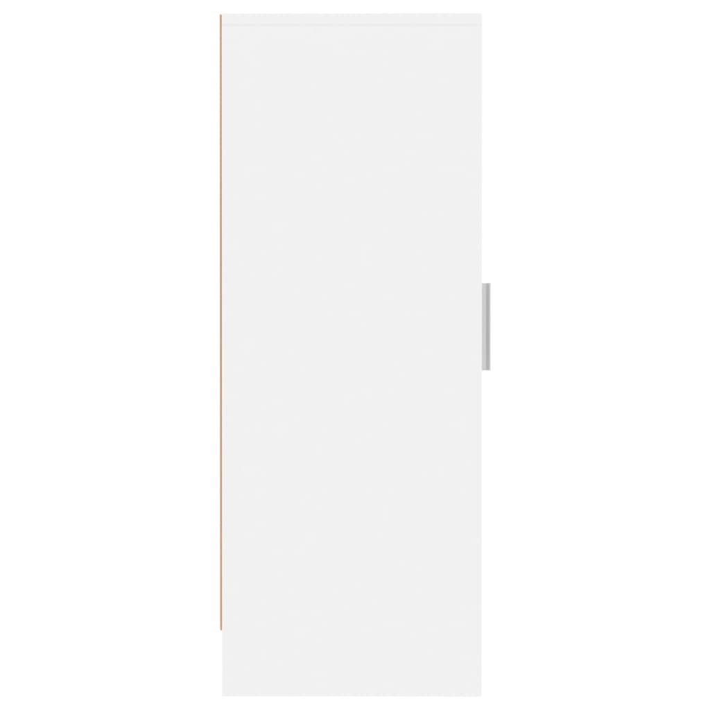 Schoenenkast 32x35x92 cm spaanplaat wit Wit