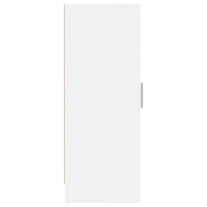 Schoenenkast 32x35x92 cm spaanplaat wit Wit