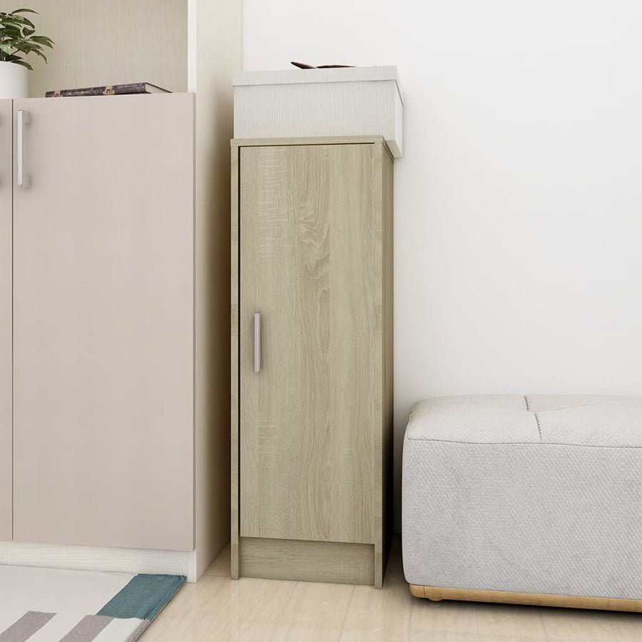 Schoenenkast 32x35x92 cm spaanplaat sonoma eikenkleurig Sonoma eiken