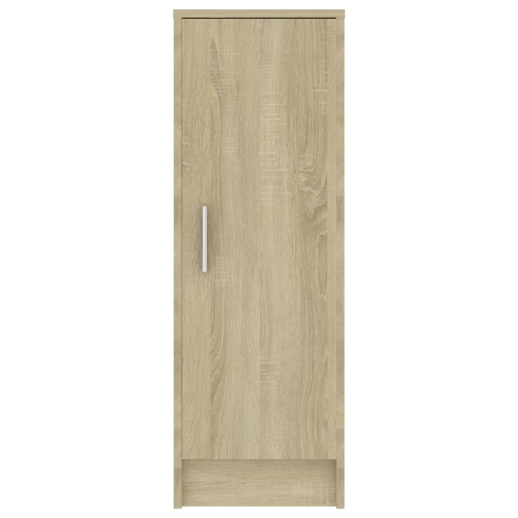 Schoenenkast 32x35x92 cm spaanplaat sonoma eikenkleurig Sonoma eiken