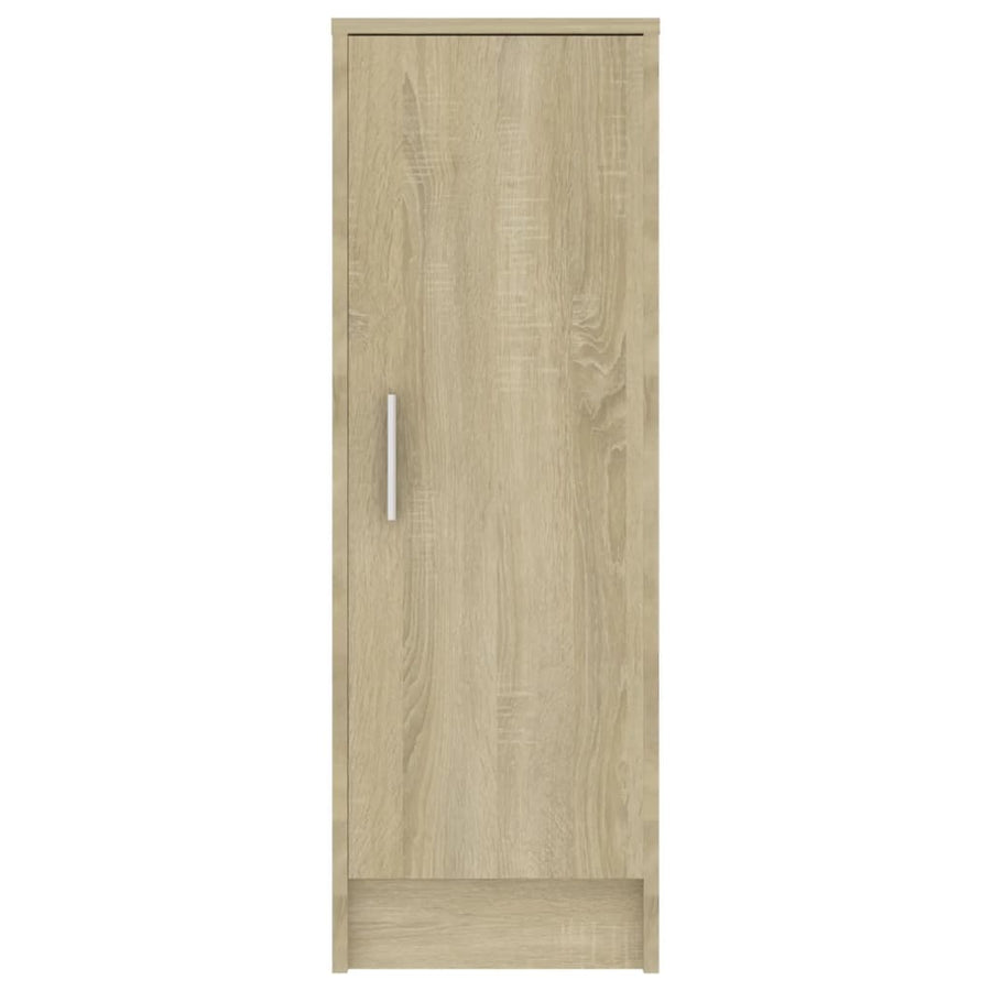 Schoenenkast 32x35x92 cm spaanplaat sonoma eikenkleurig Sonoma eiken