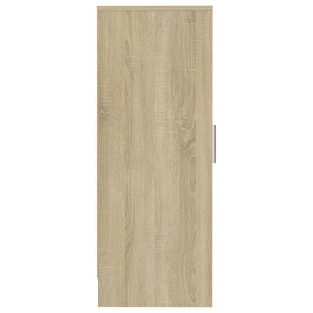 Schoenenkast 32x35x92 cm spaanplaat sonoma eikenkleurig Sonoma eiken