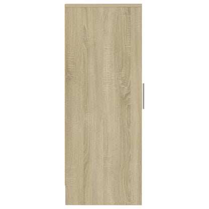 Schoenenkast 32x35x92 cm spaanplaat sonoma eikenkleurig Sonoma eiken