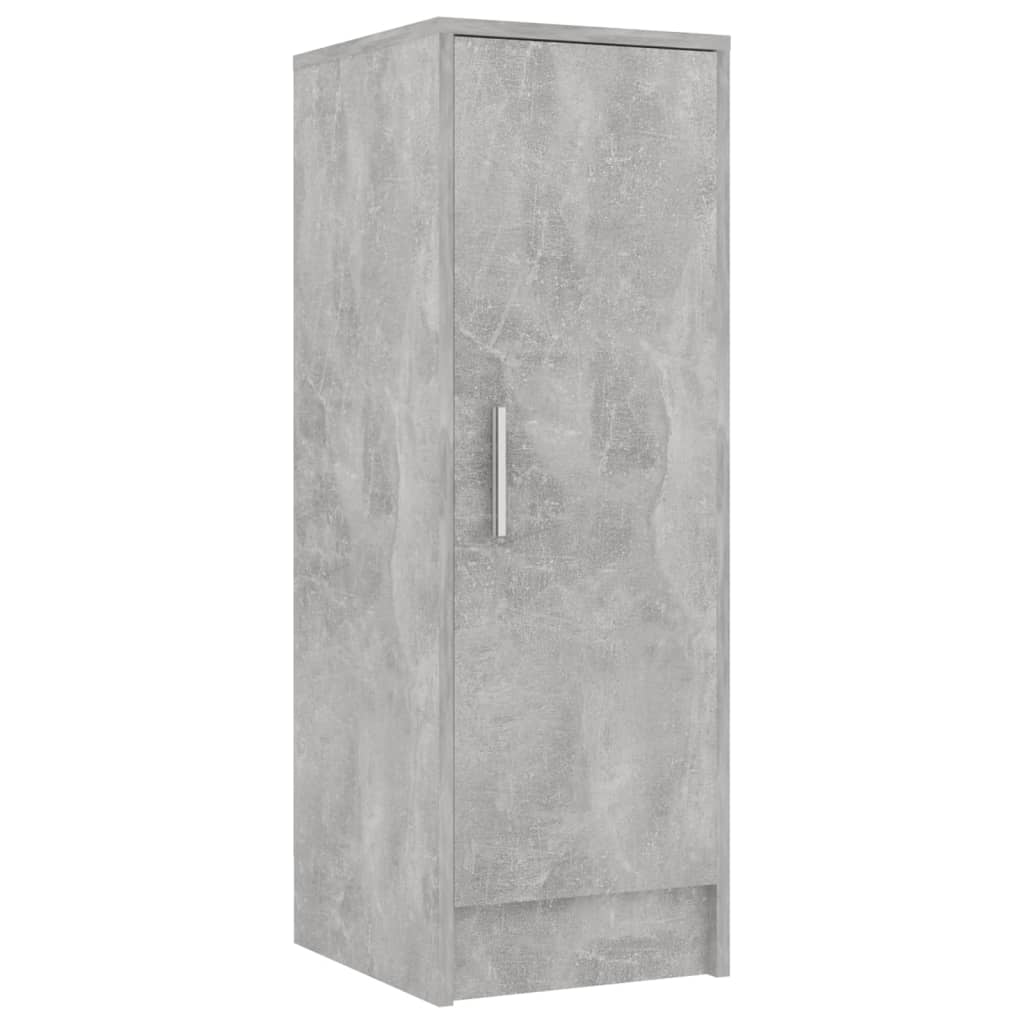 Schoenenkast 32x35x92 cm spaanplaat betongrijs Betongrijs