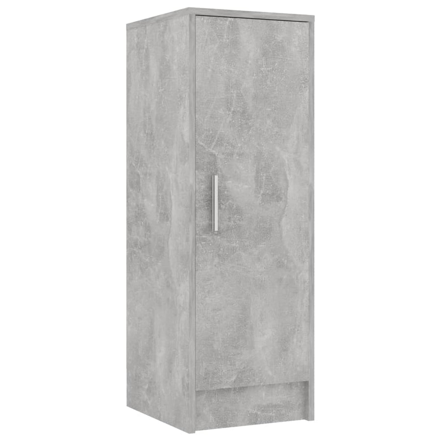 Schoenenkast 32x35x92 cm spaanplaat betongrijs Betongrijs
