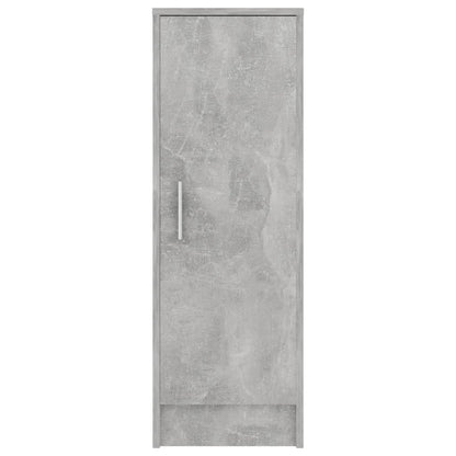 Schoenenkast 32x35x92 cm spaanplaat betongrijs Betongrijs