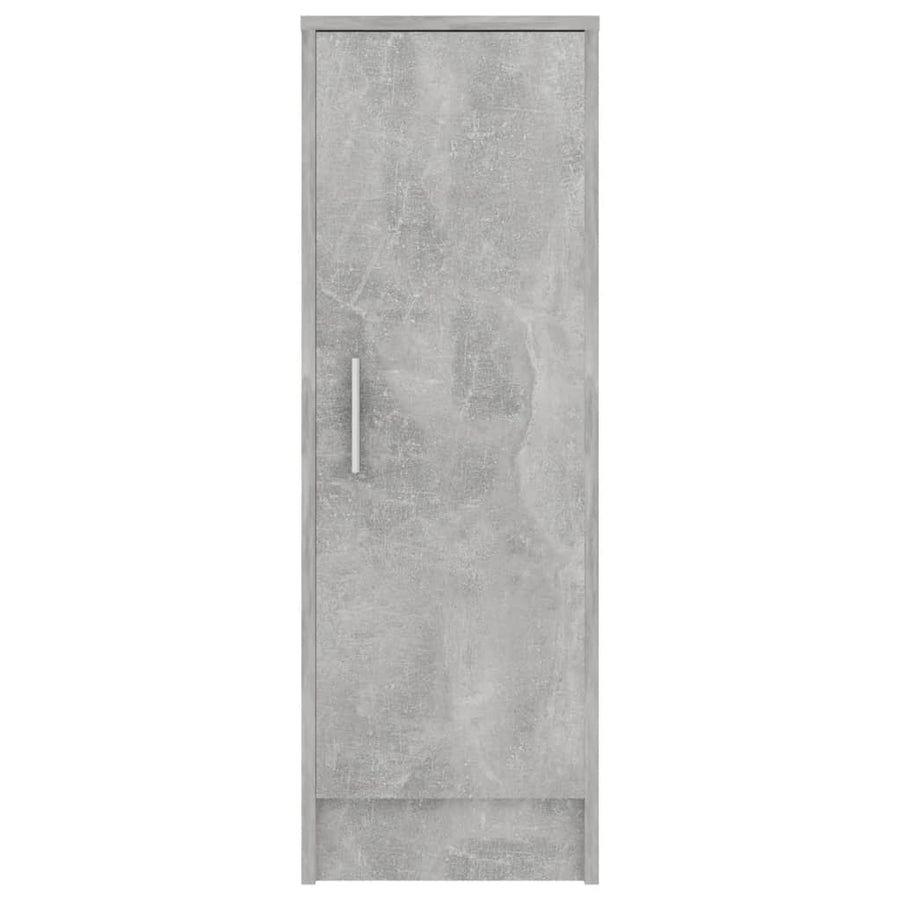 Schoenenkast 32x35x92 cm spaanplaat betongrijs Betongrijs