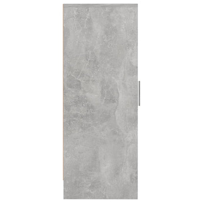 Schoenenkast 32x35x92 cm spaanplaat betongrijs Betongrijs