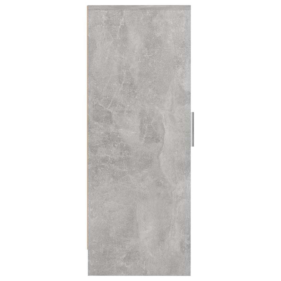 Schoenenkast 32x35x92 cm spaanplaat betongrijs Betongrijs