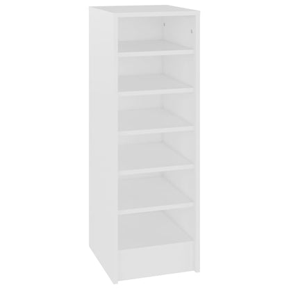 Schoenenkast 31,5x35x90 cm spaanplaat wit Wit