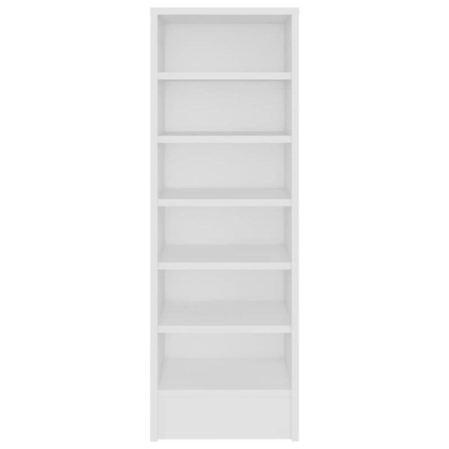 Schoenenkast 31,5x35x90 cm spaanplaat wit Wit