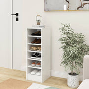 Schoenenkast 31,5x35x90 cm wit spaanplaat