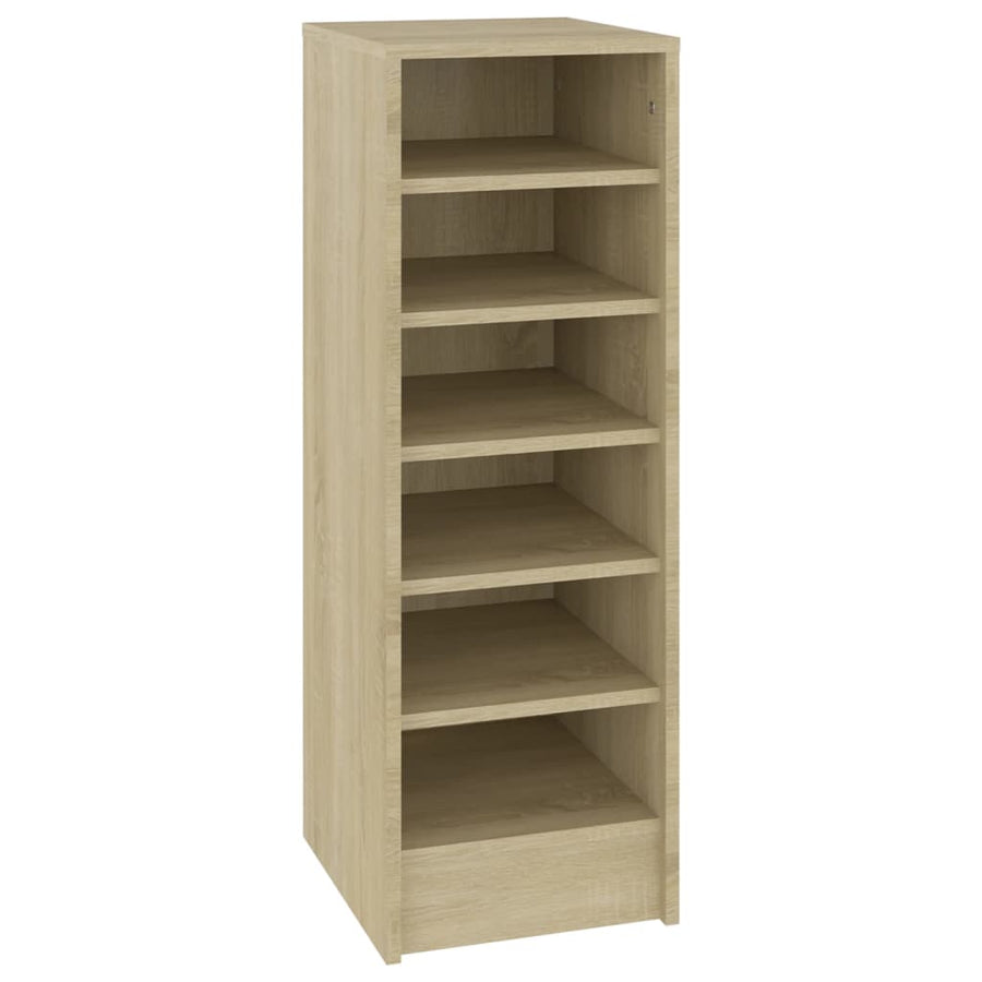 Schoenenkast 31,5x35x90 cm spaanplaat sonoma eikenkleurig Sonoma eiken
