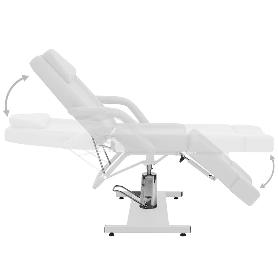 Behandelstoel 180X62X78 Cm Kunstleer Wit