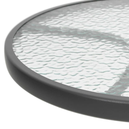 Tuintafel Ø50X71 Cm Staal Antracietkleurig