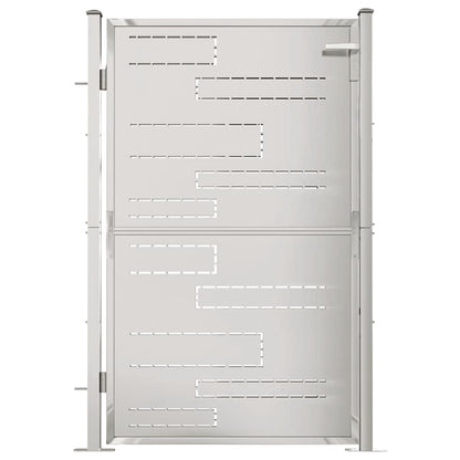 Tuinpoort 100X145 Cm Roestvrij Staal 100 x 150 cm