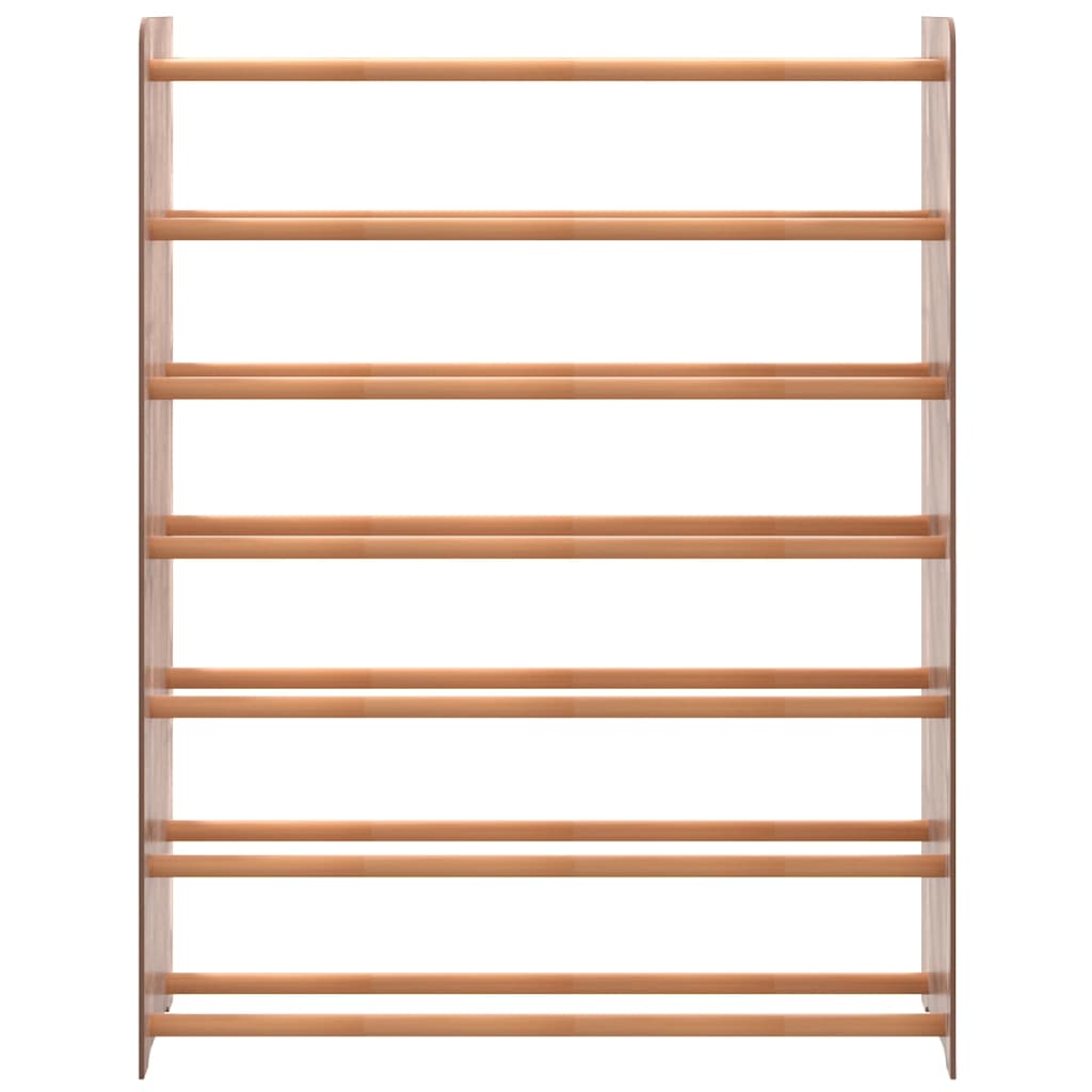 Schoenenrek 90x24x117 cm bewerkt hout bruin 90 x 24 x 117 cm Bruin