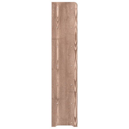 Schoenenrek 90x24x117 cm bewerkt hout bruin 90 x 24 x 117 cm Bruin