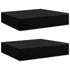 Garden furniture covers 2 pcs with 12 eyelets 250x250x70 cm