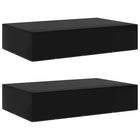 Tuinmeubelhoes 2 st 325x205x70 cm polyethyleen zwart