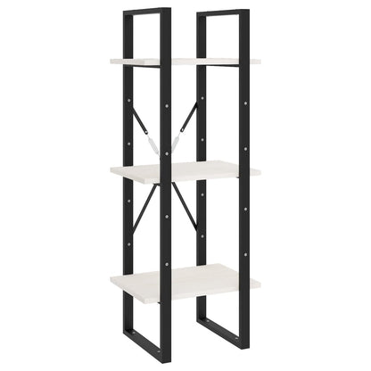 Boekenkast Met 5 Schappen Grenenhout 40 x 30 x 175 cm Wit