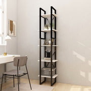 Boekenkast 40x30x175 cm grenenhout wit