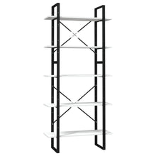Boekenkast Met 5 Schappen Grenenhout 80 x 30 x 175 cm Wit