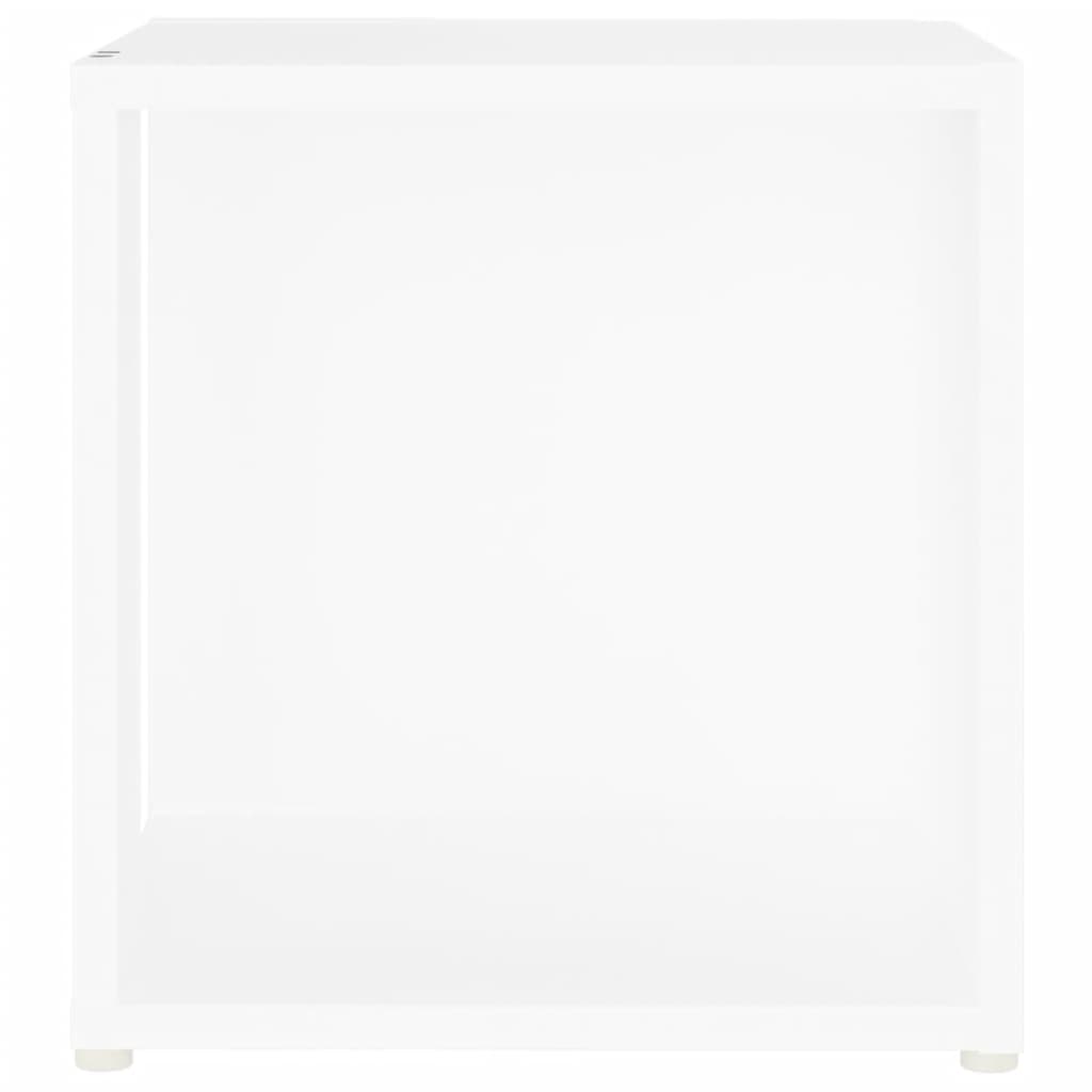 Bijzettafel 33X33X34,5 Cm Bewerkt Hout 1 Wit