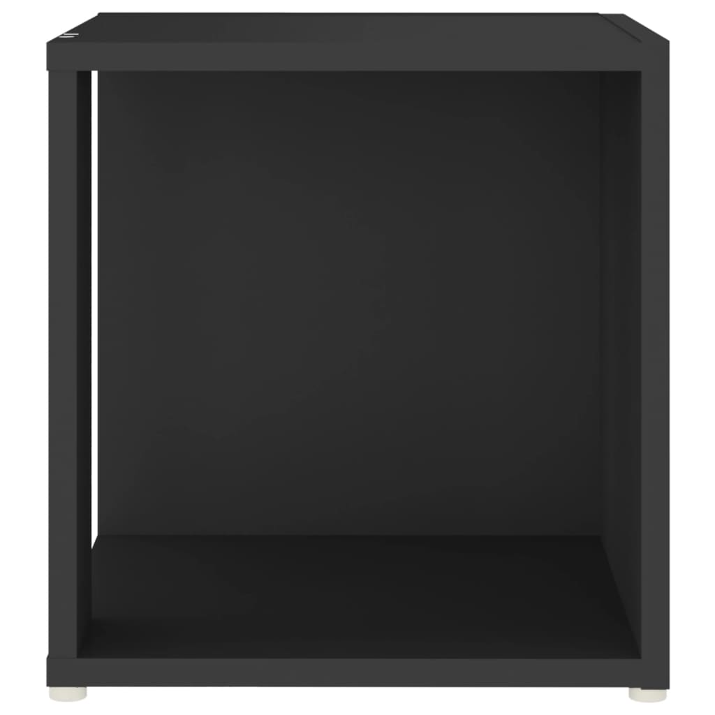 Bijzettafel 33X33X34,5 Cm Spaanplaat Zwart 1