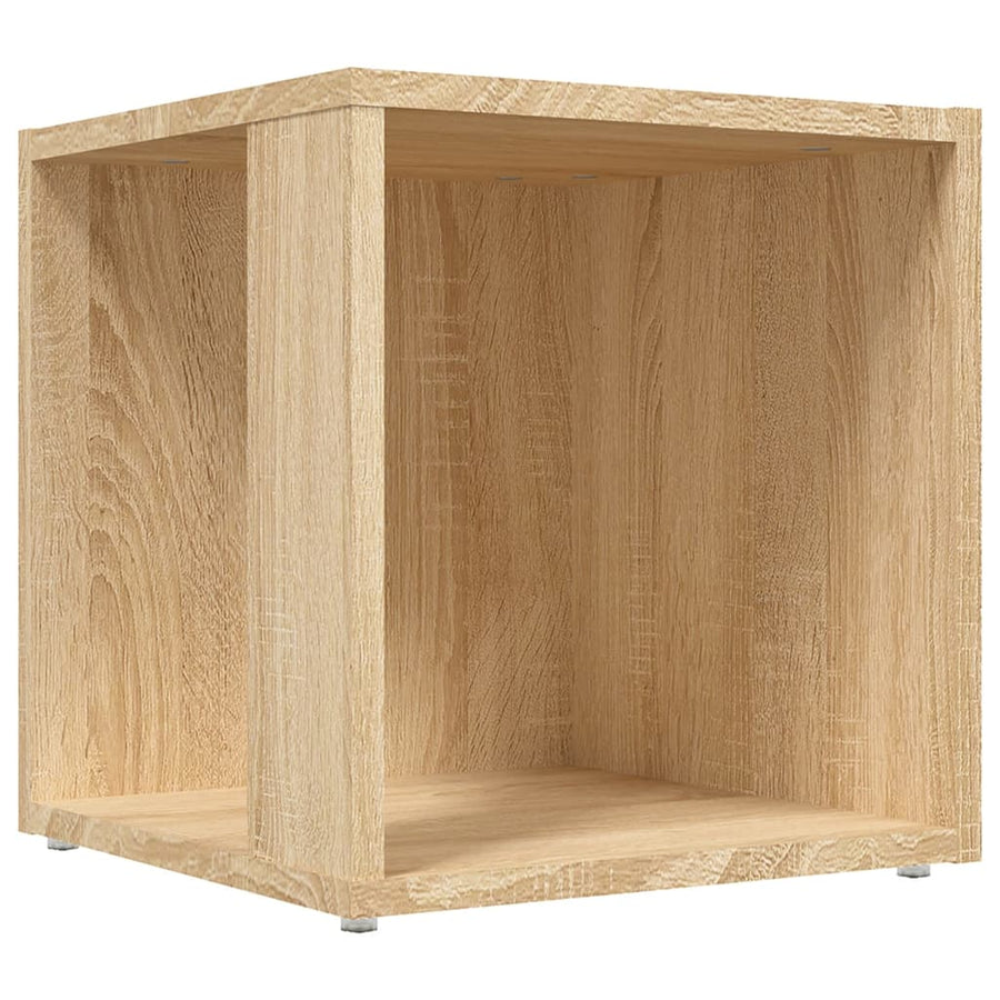 Bijzettafel 33X33X34,5 Cm Spaanplaat Sonoma Eikenkleurig 1