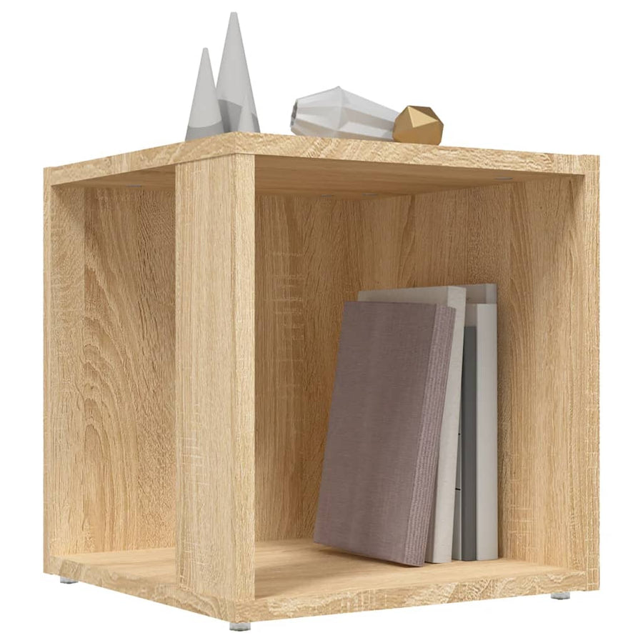 Bijzettafel 33X33X34,5 Cm Spaanplaat Sonoma Eikenkleurig 1